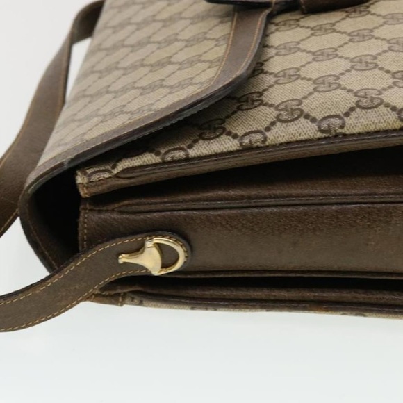 Auth GUCCI Vintage OPHIDA Supreme Monogram canvas adjustable length shoulder Bag - Picture 9 of 11